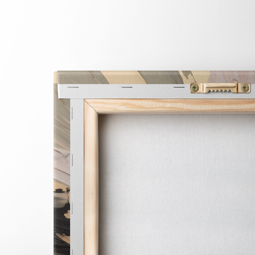 Abstract strokes in muted tones