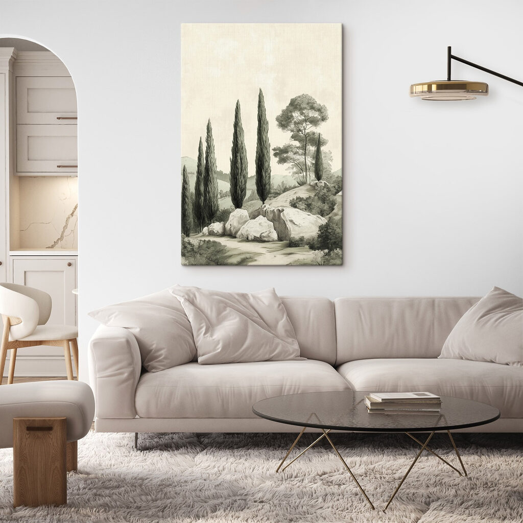 Group of trees on a hill Group of trees on a hill