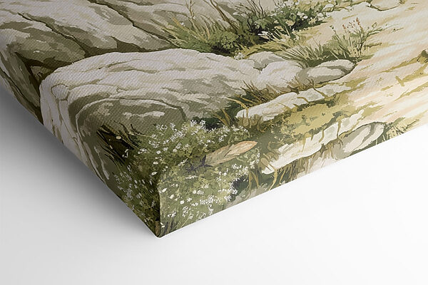 Krajina so stromami a kopcami Krajina so stromami a kopcami