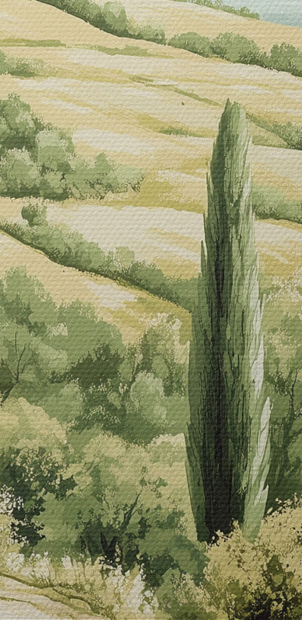 Krajina so stromami a kopcami Krajina so stromami a kopcami