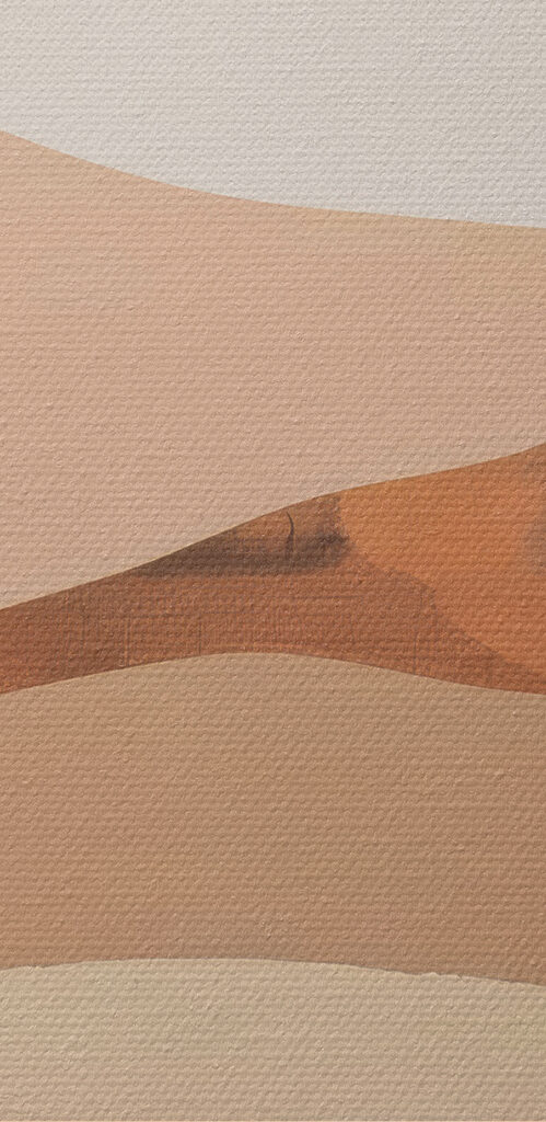 A painting of a desert landscape A painting of a desert landscape