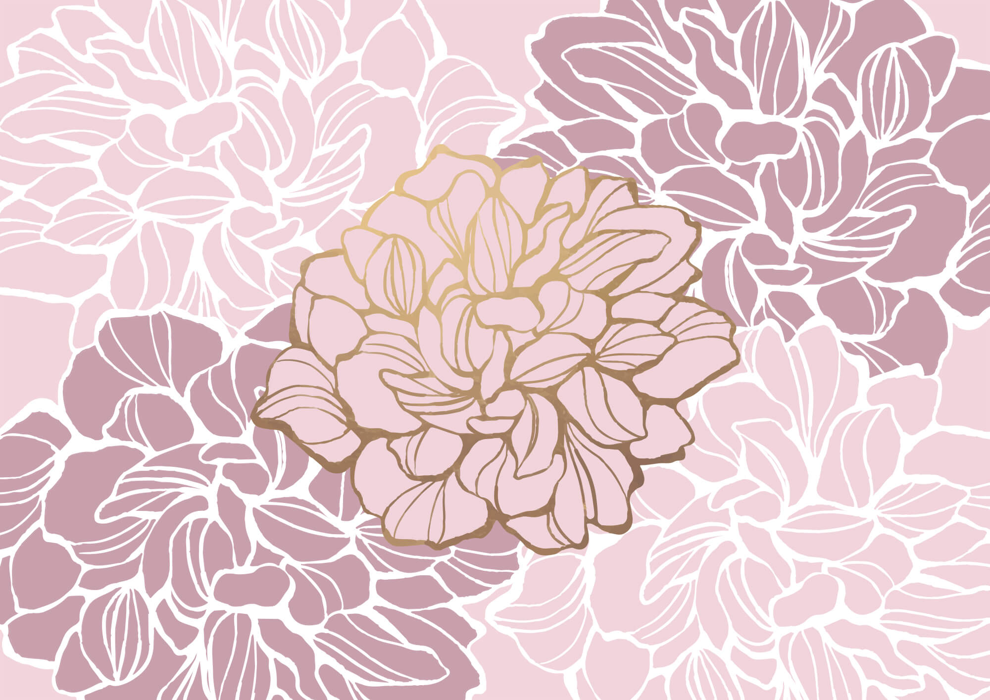 Ružový a biely kvet t00003v1p - Ružový a biely kvet - tegory