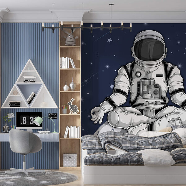 Astronaut sediaci na Mesiaci Astronaut sediaci na Mesiaci