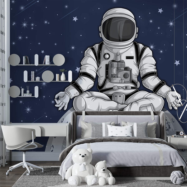 Astronaut sediaci na Mesiaci Astronaut sediaci na Mesiaci