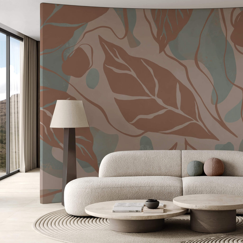 Vzor listov a bublín