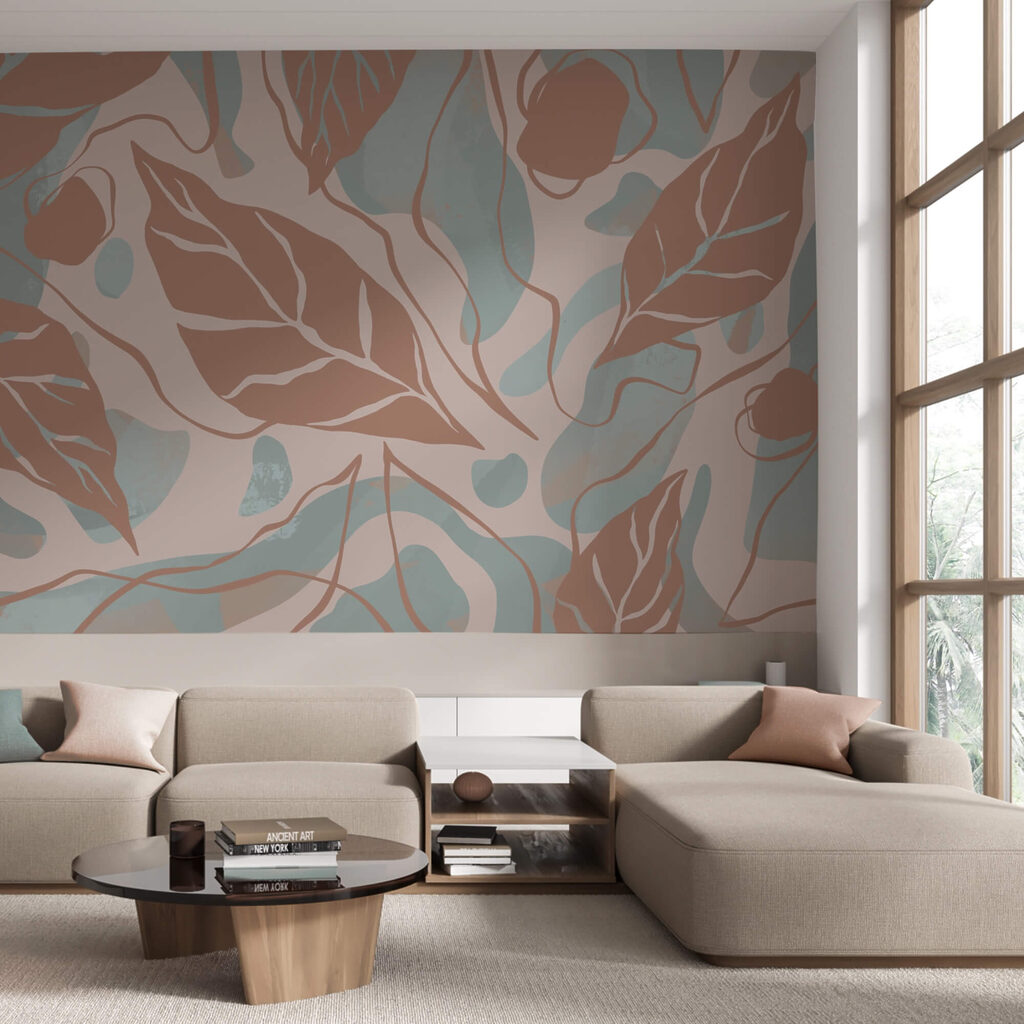 Vzor listov a bublín