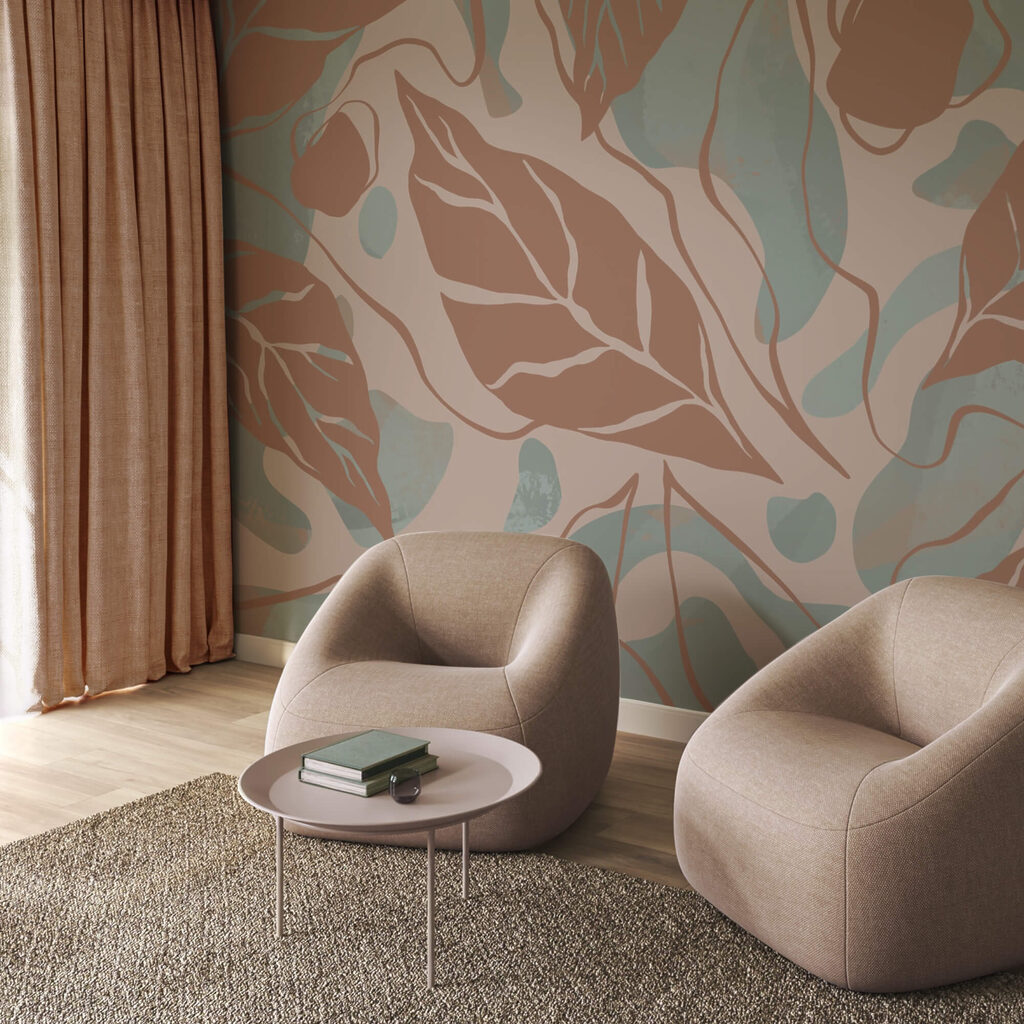 Vzor listov a bublín