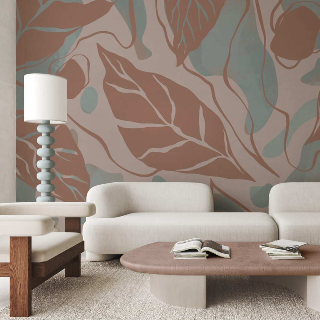 Vzor listov a bublín