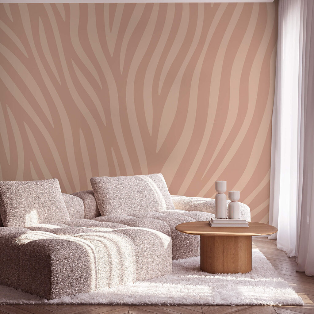 Plynulé línie v jemných odtieňoch