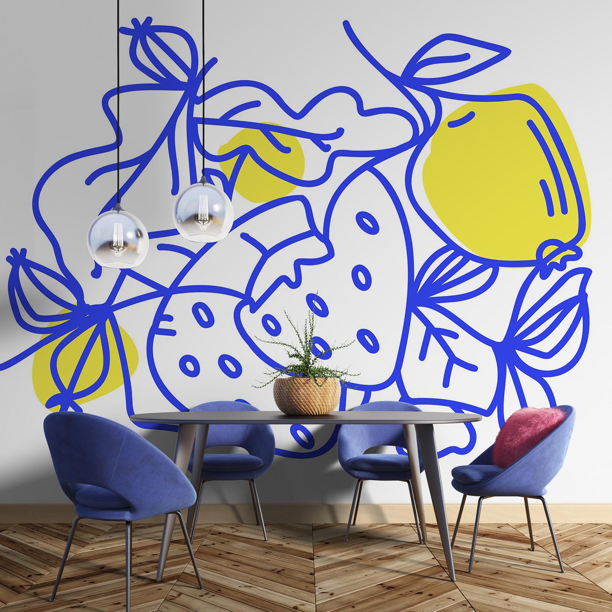 Kreslenie plodov a listov