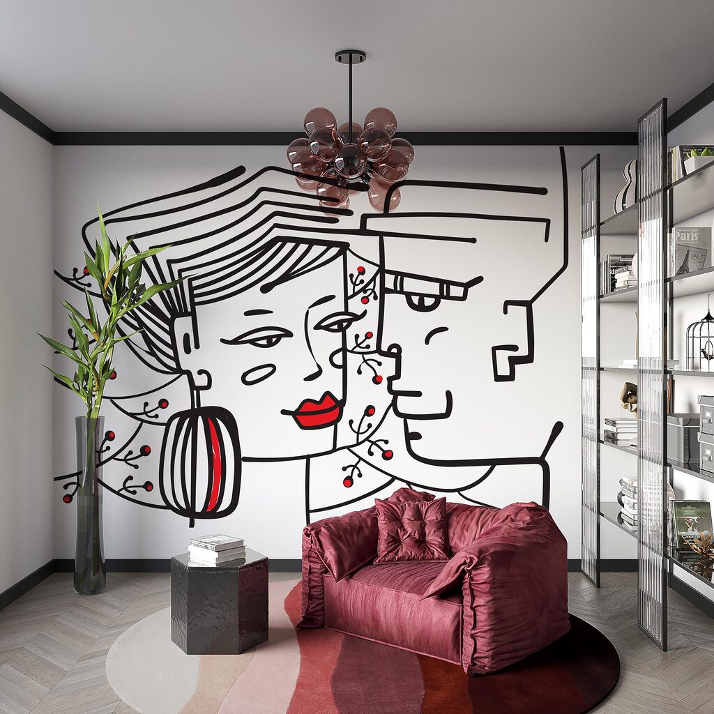 Kresba muža a ženy