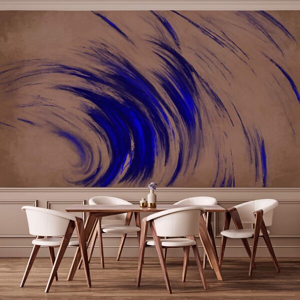 Fototapety Fototapety Modré víry na hnedom pozadí (Katalógové číslo: t00110)