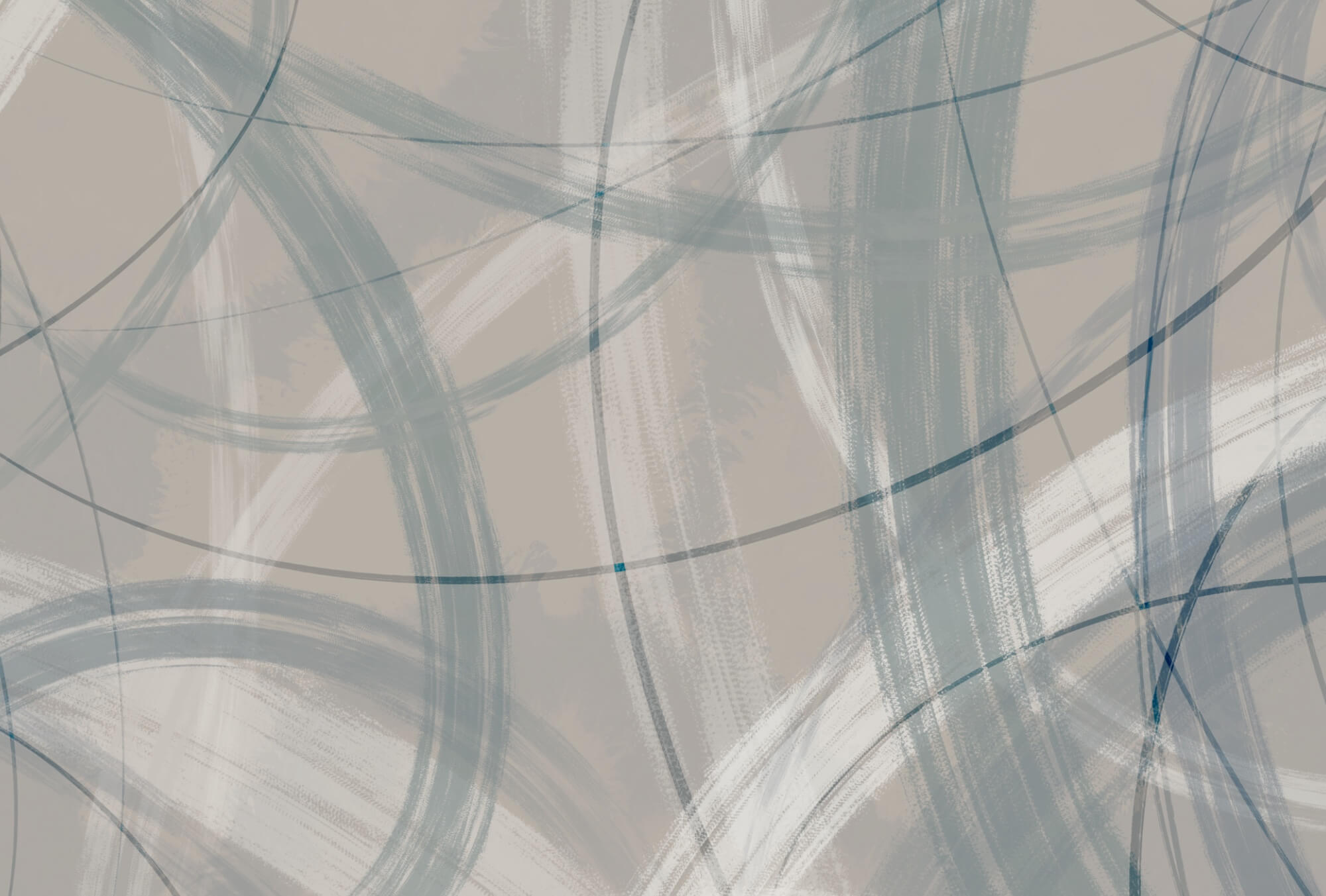 Grey and white background with circles and lines