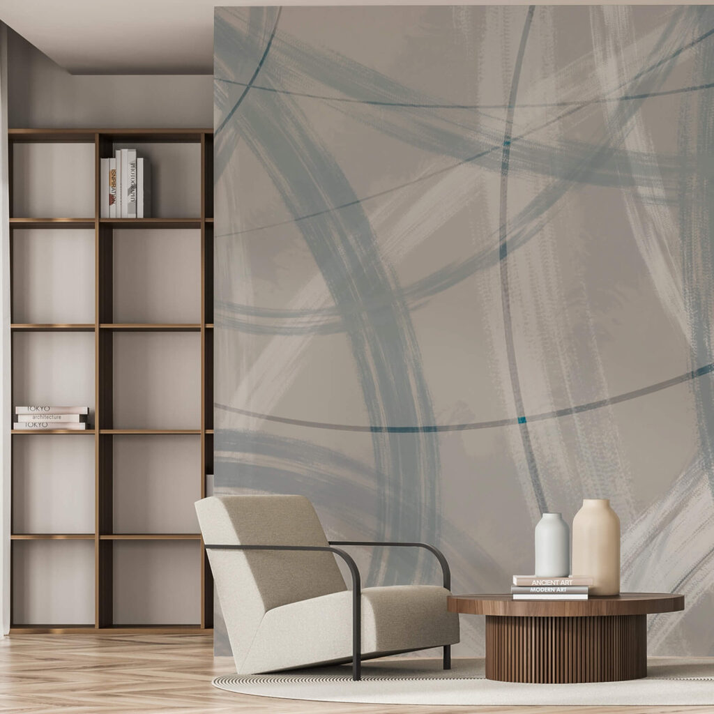 Sivé a biele pozadie s kruhmi a čiarami