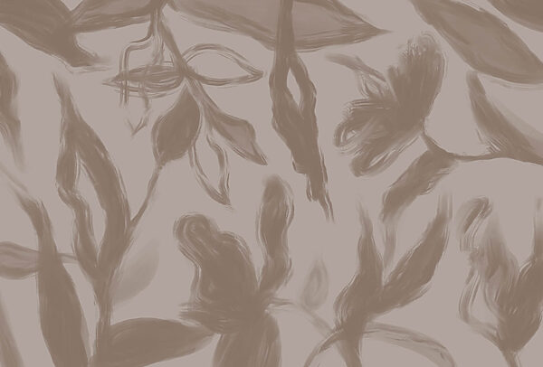 Elegant floral patterns in soft tones