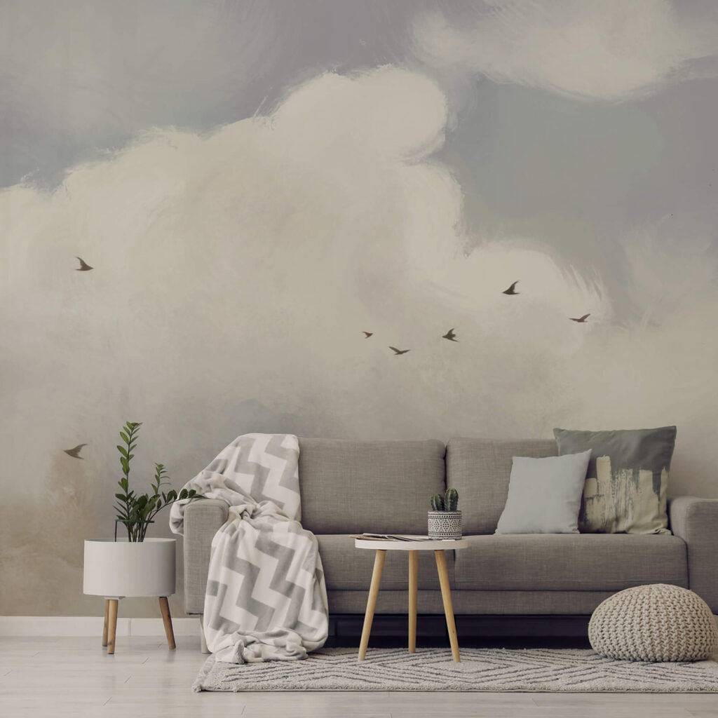 Vtáky lietajúce vtáky na oblohe