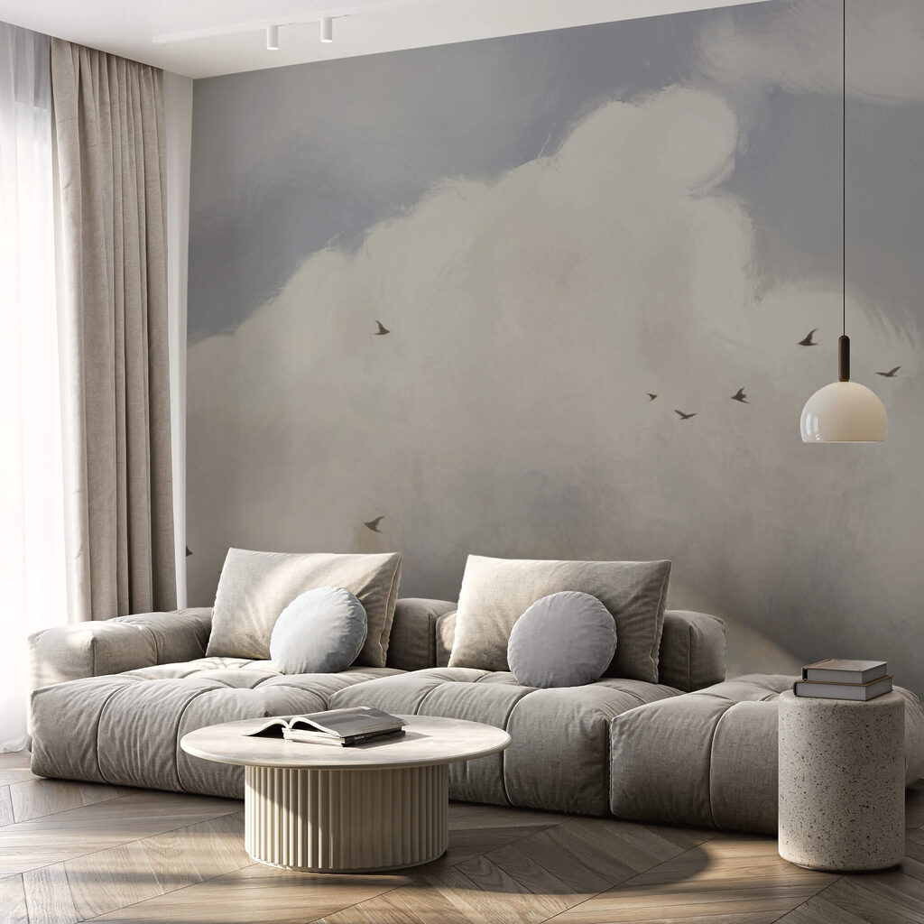 Vtáky lietajúce vtáky na oblohe