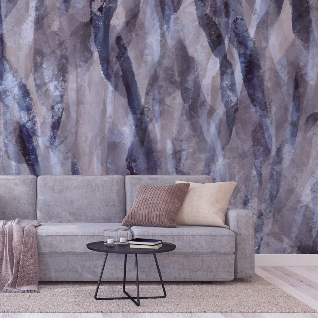 Víriace vlny jemných farebných odtieňov