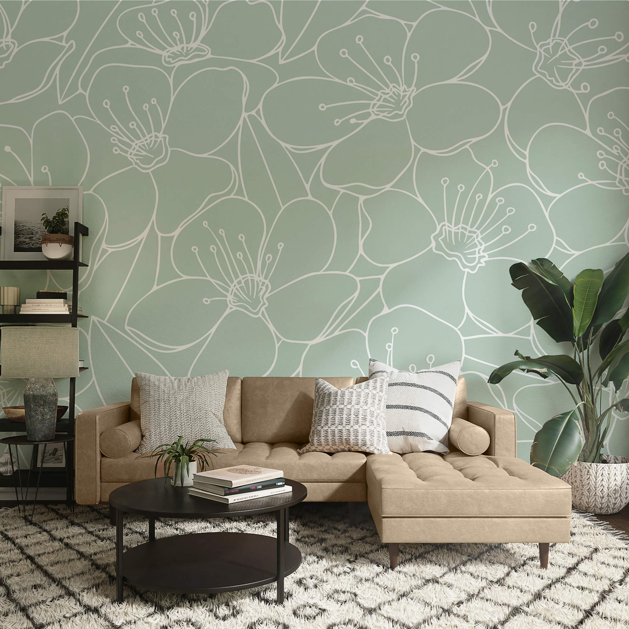 Vzor kvetov a listov