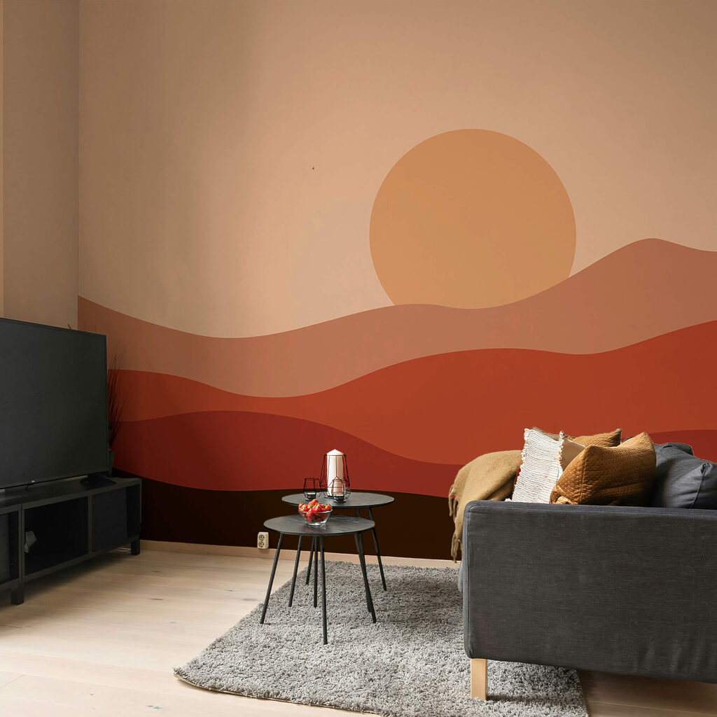 Západ slnka nad púšťou