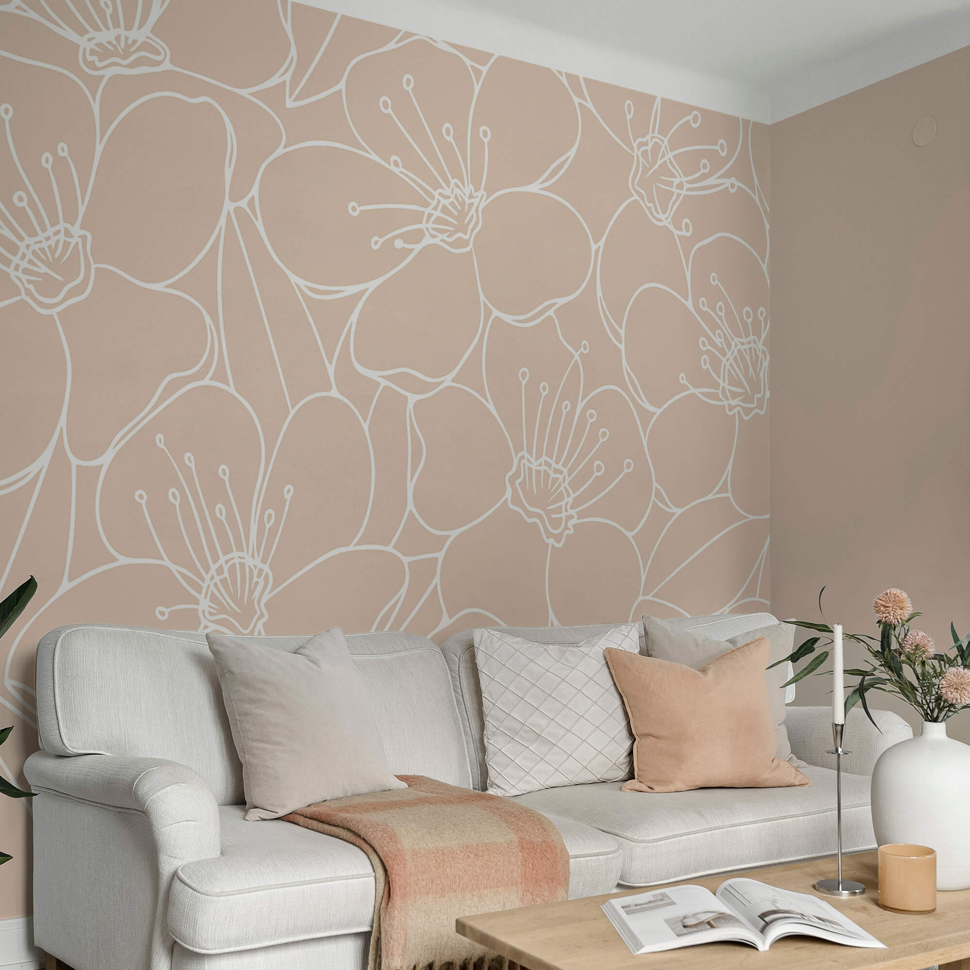 Vzor kvetov a listov Vzor kvetov a listov