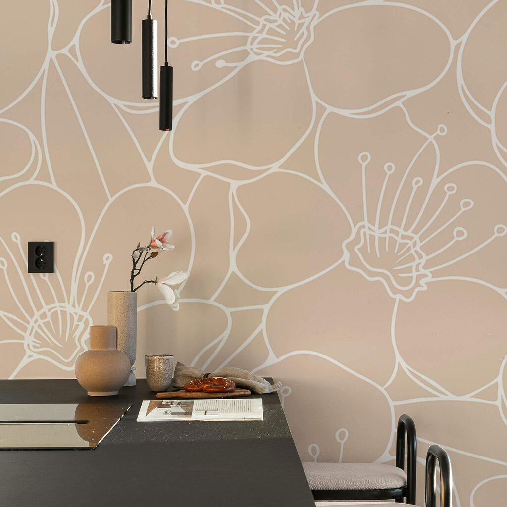 Vzor kvetov a listov Vzor kvetov a listov