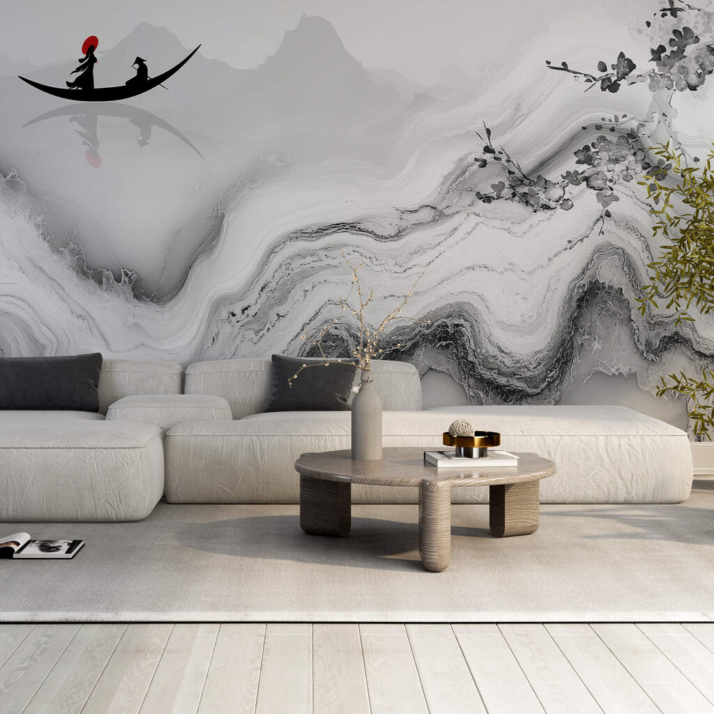 Maľba ženy na lodi Maľba ženy na lodi