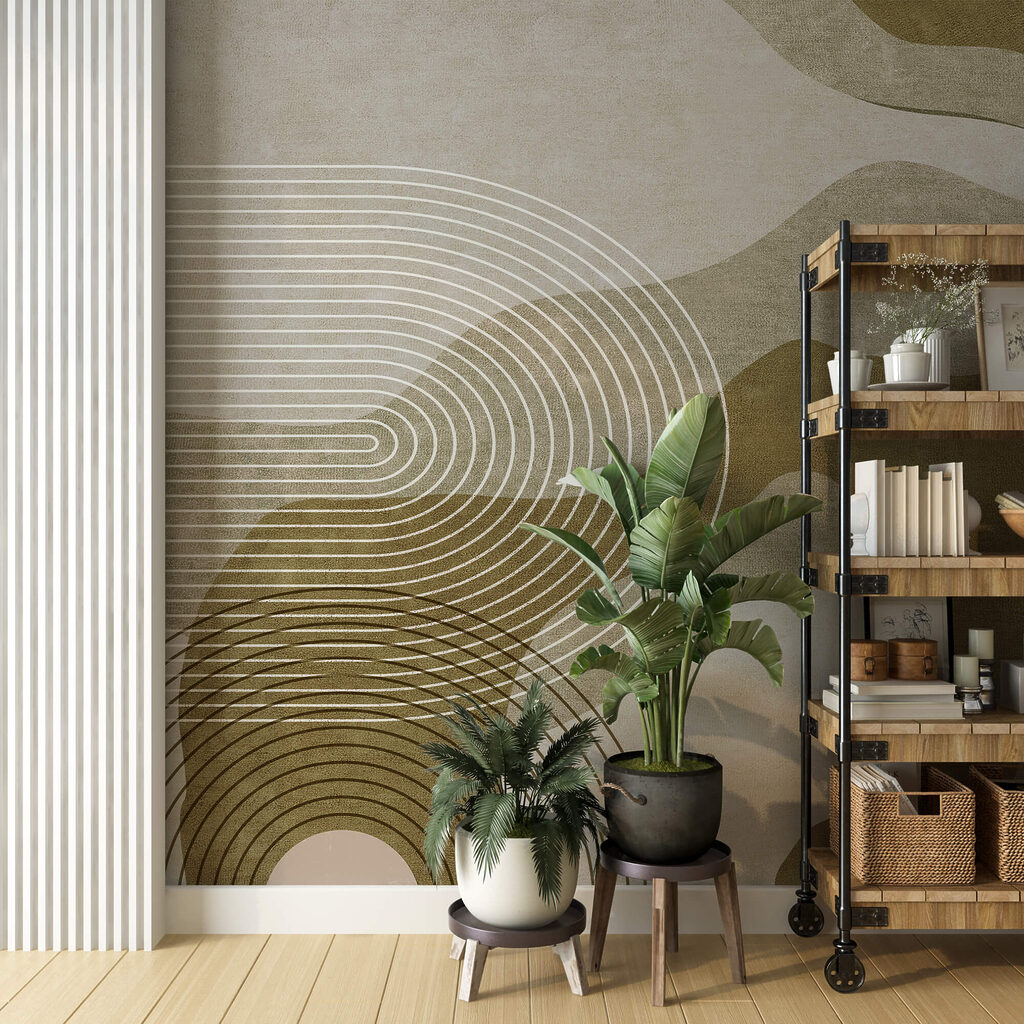 Abstraktné krivky a línie v harmónii Abstraktné krivky a línie v harmónii