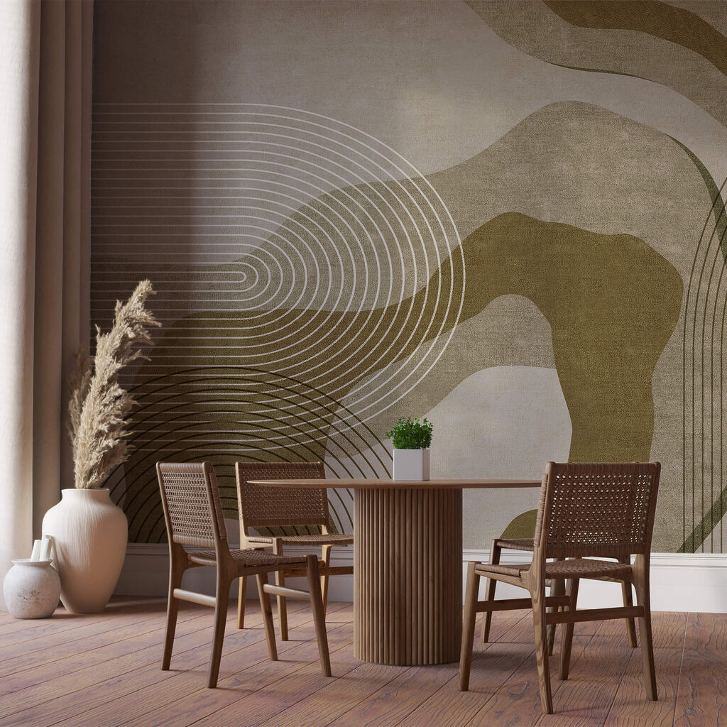 Abstraktné krivky a línie v harmónii Abstraktné krivky a línie v harmónii