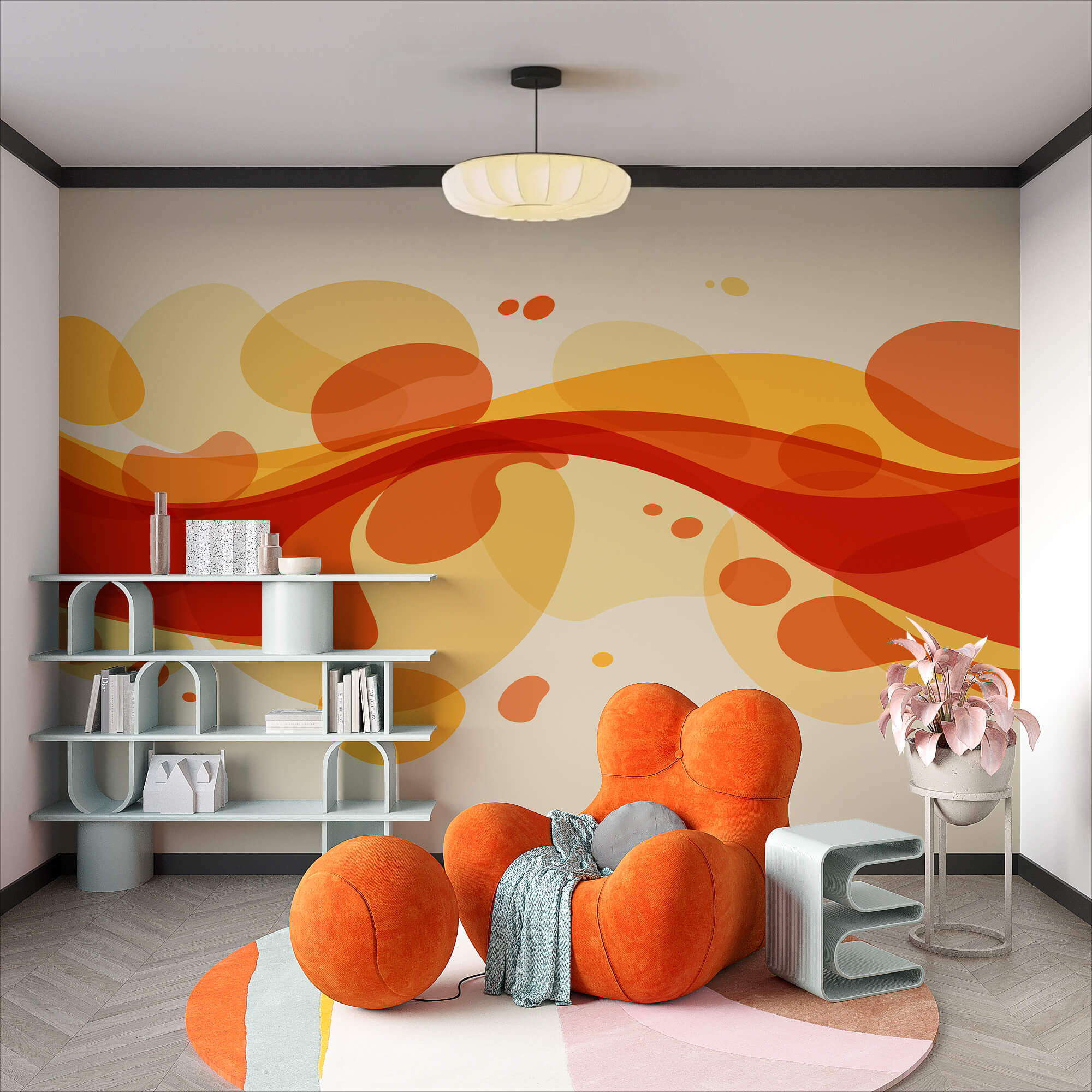 Červené a žlté víry Červené a žlté víry