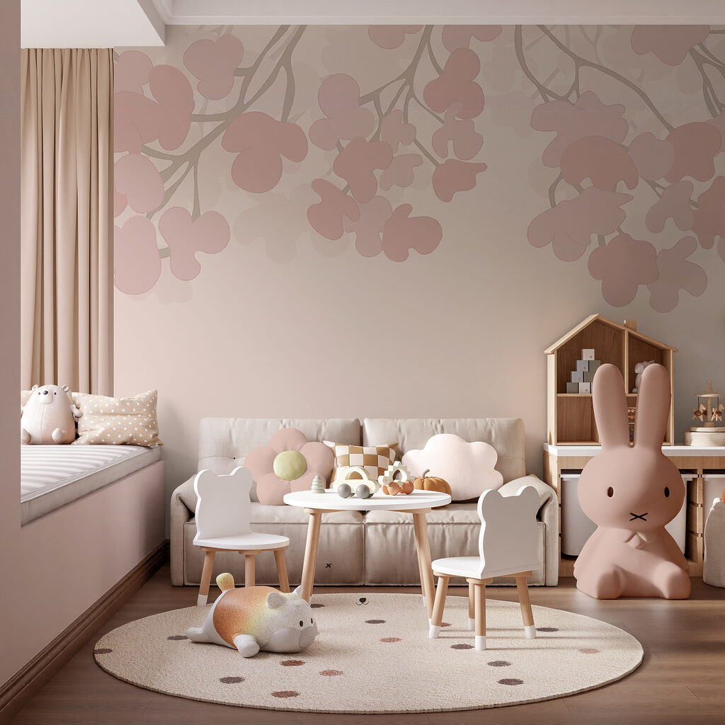 Ružové kvety na bielom pozadí Ružové kvety na bielom pozadí