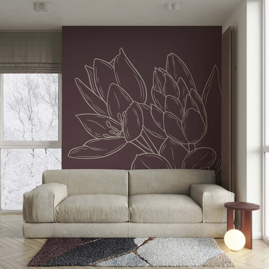 Jemné kvety na bohatom pozadí Jemné kvety na bohatom pozadí