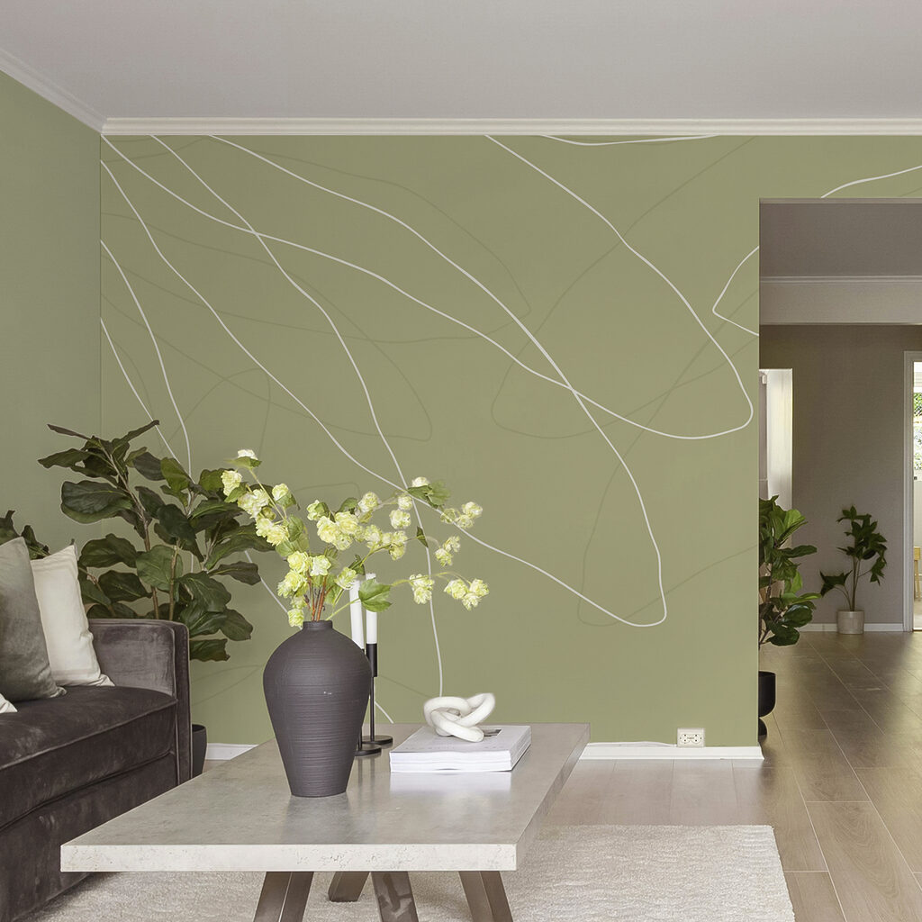 Zelené pozadie s bielymi čiarami Zelené pozadie s bielymi čiarami