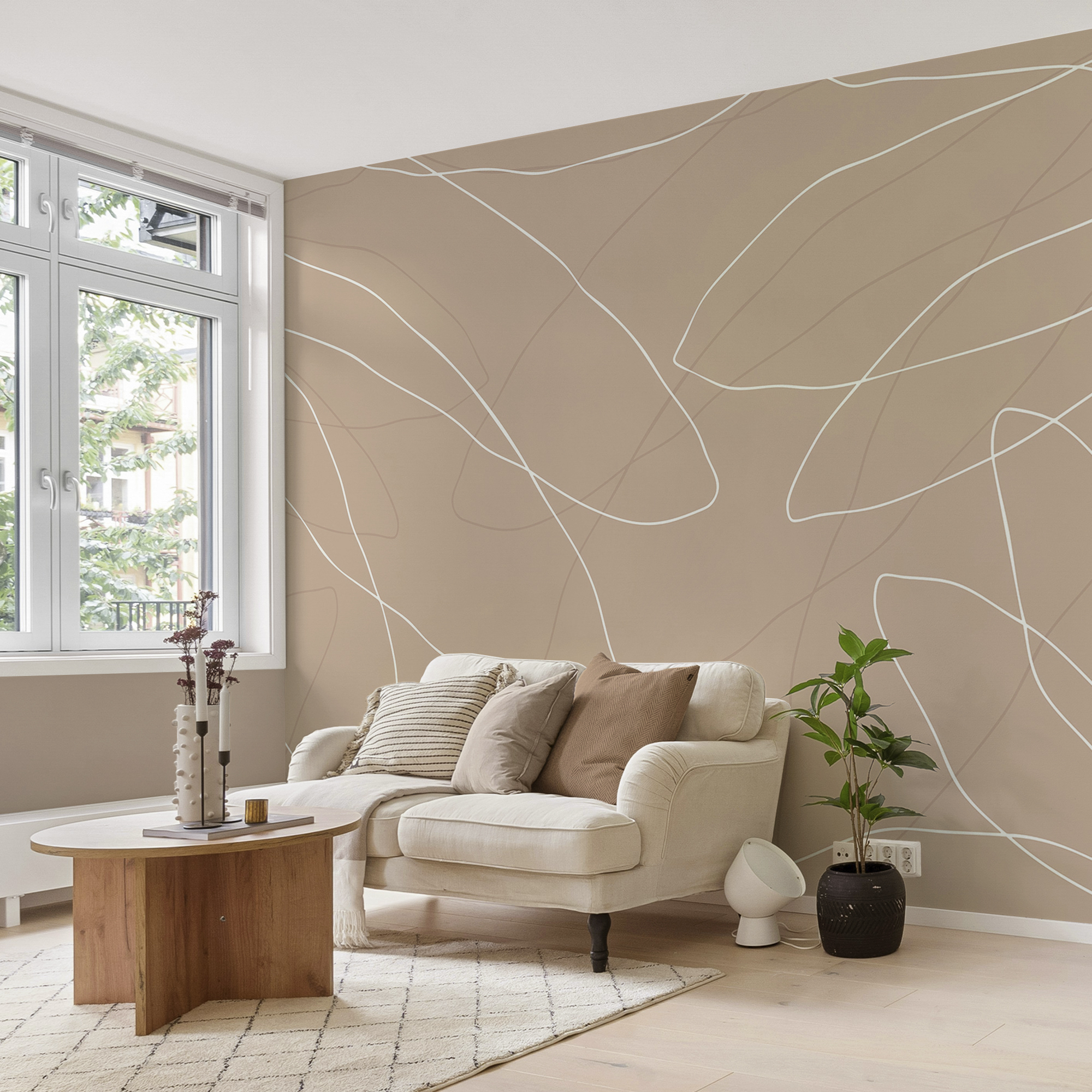 Hnedé a biele pozadie s čiarami