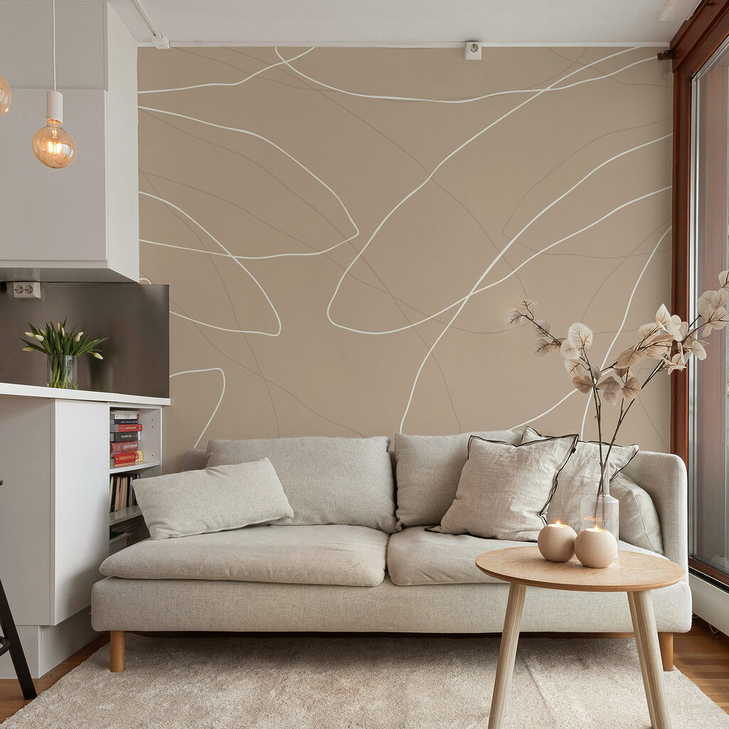 Hnedé a biele pozadie s čiarami