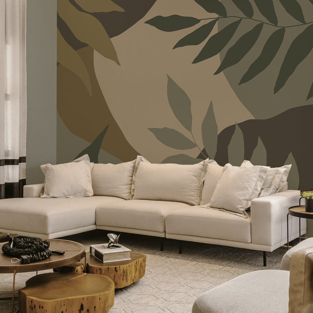 Maskovaný obraz listov