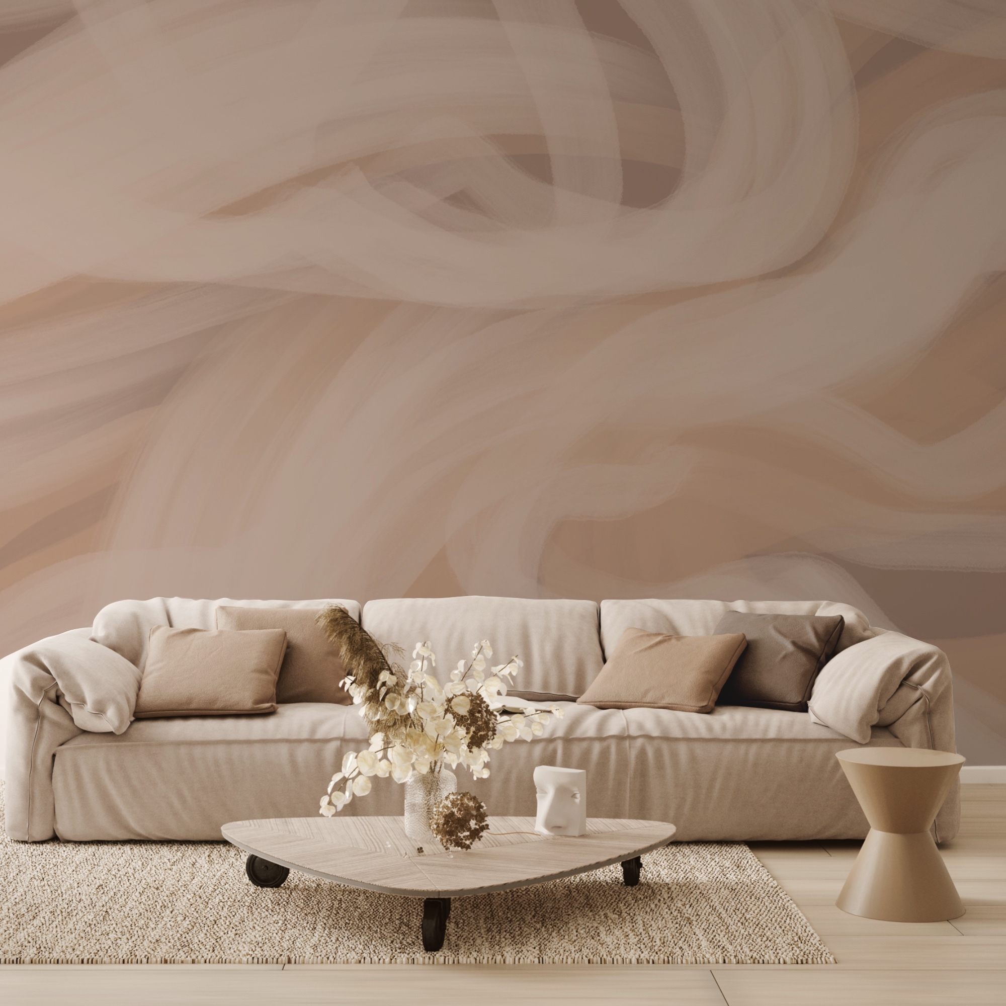 Jemné vlny v teplých tónoch Jemné vlny v teplých tónoch