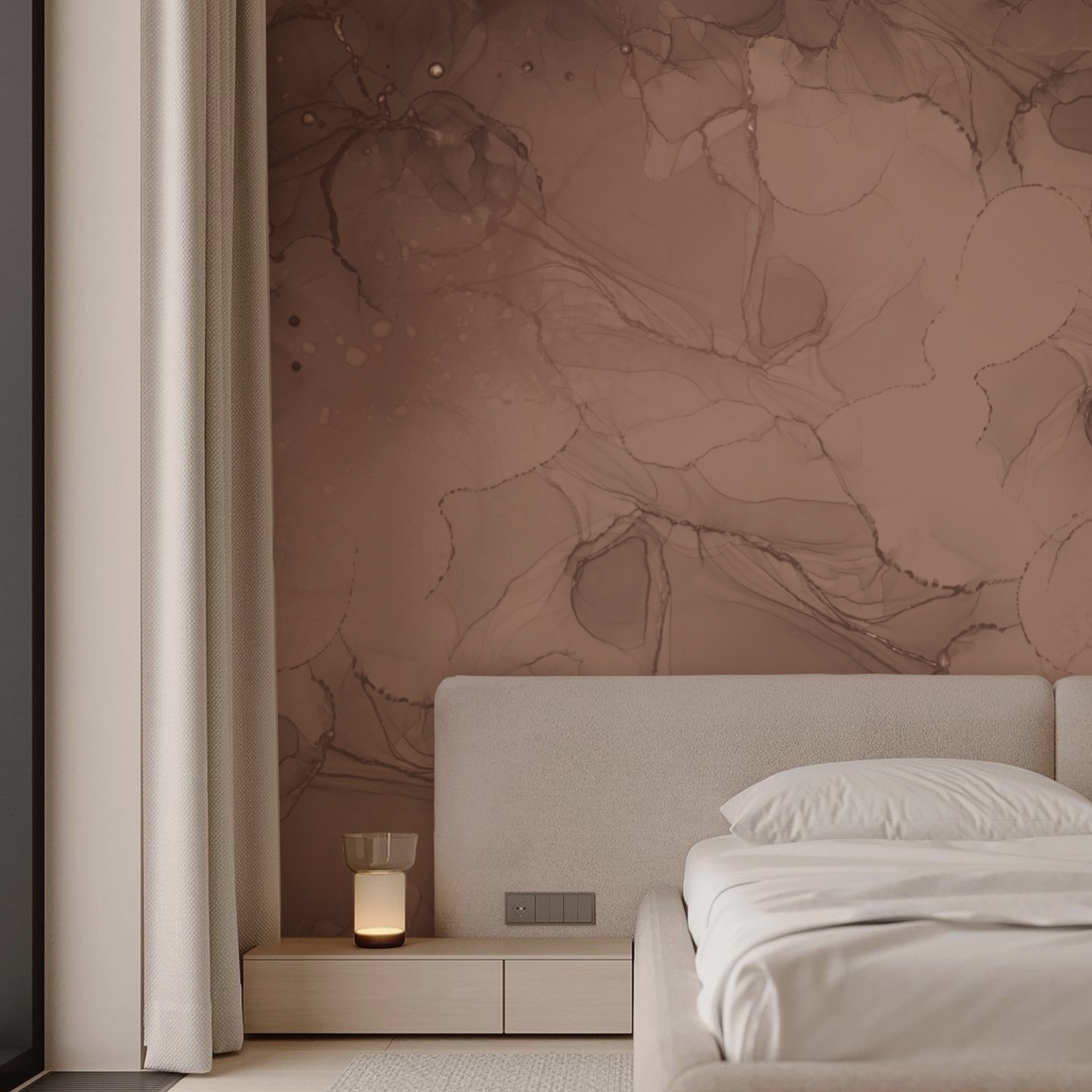 Plynulé teplé tóny v abstraktných vzoroch Plynulé teplé tóny v abstraktných vzoroch