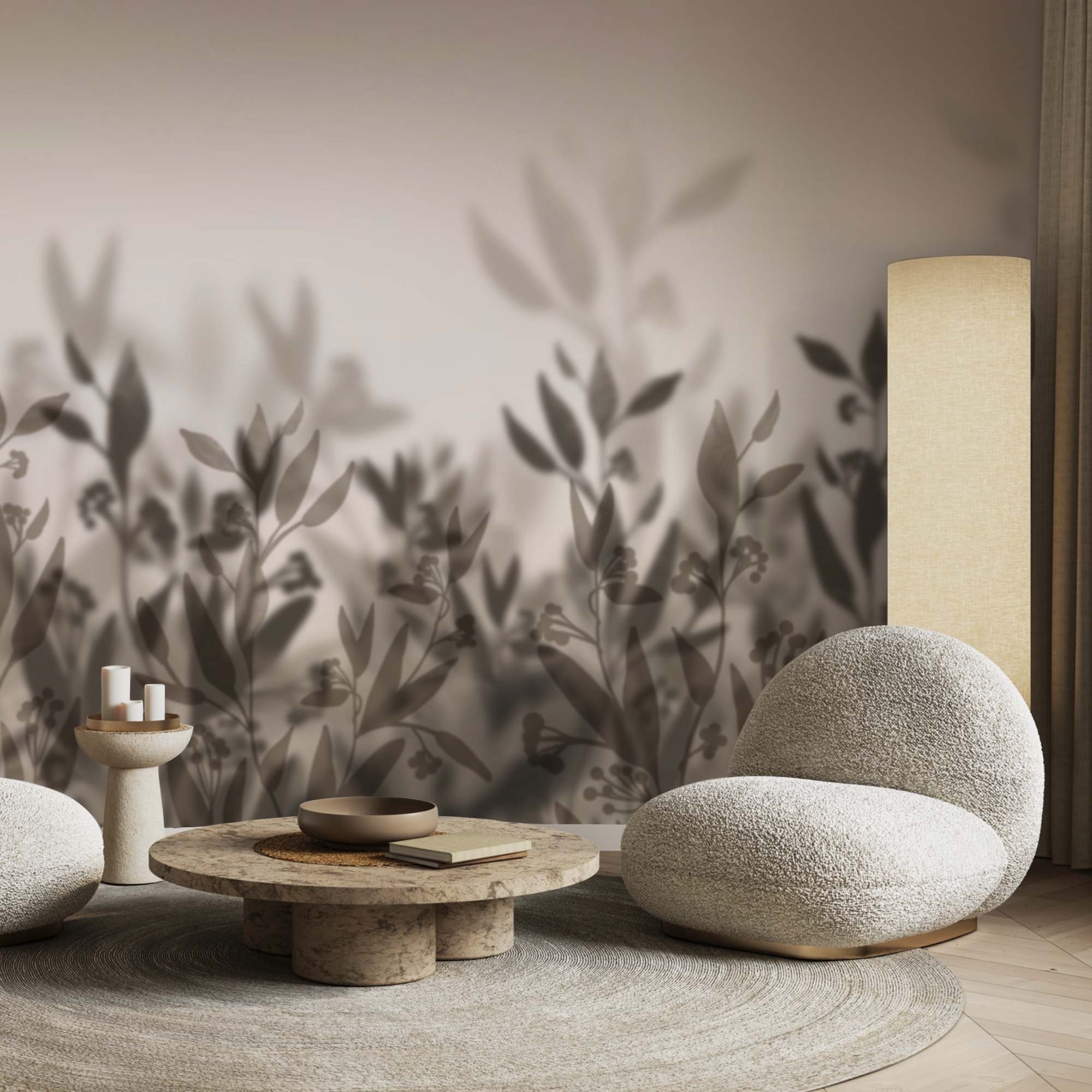 Rozmazaný obraz rastlín