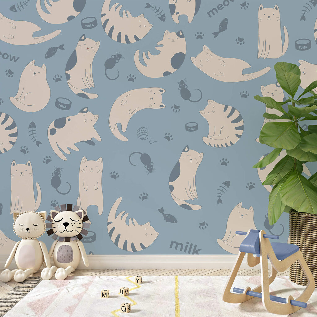 Vzor mačiek a mačiatok