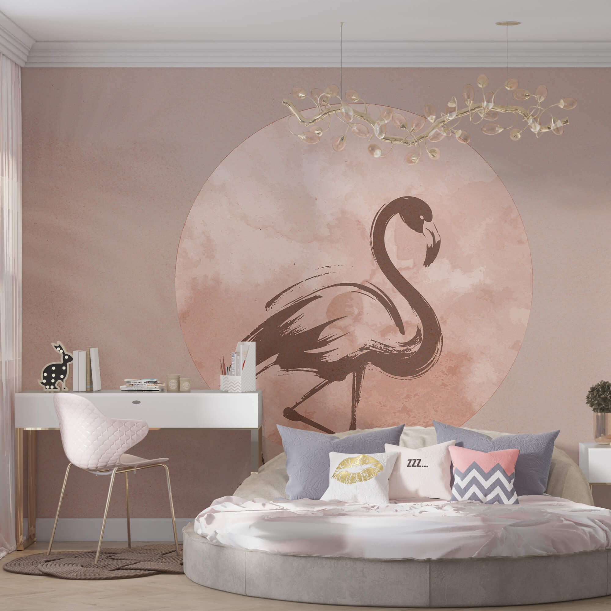 Kresba plameniaka na papieri