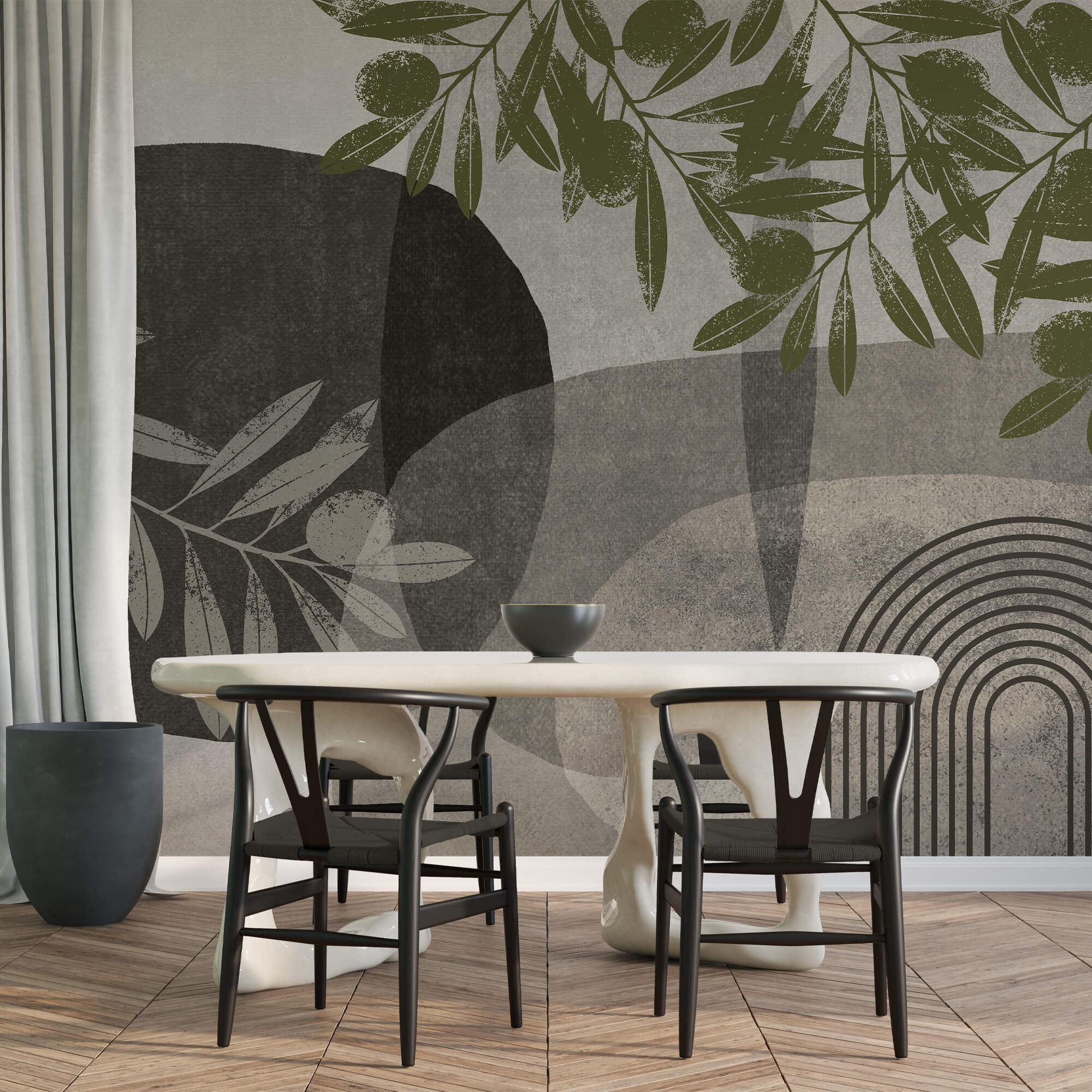 Prírodné prvky v abstraktnom dizajne