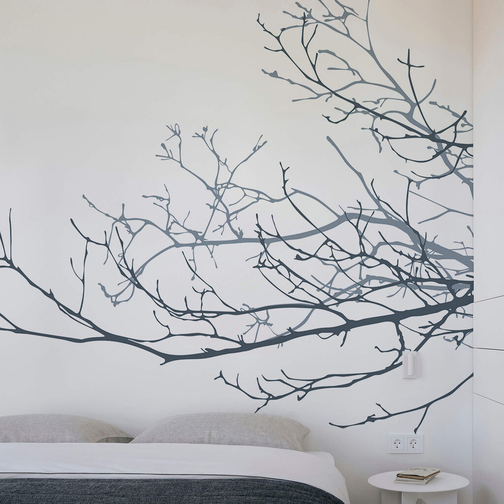 Skupina holých konárov