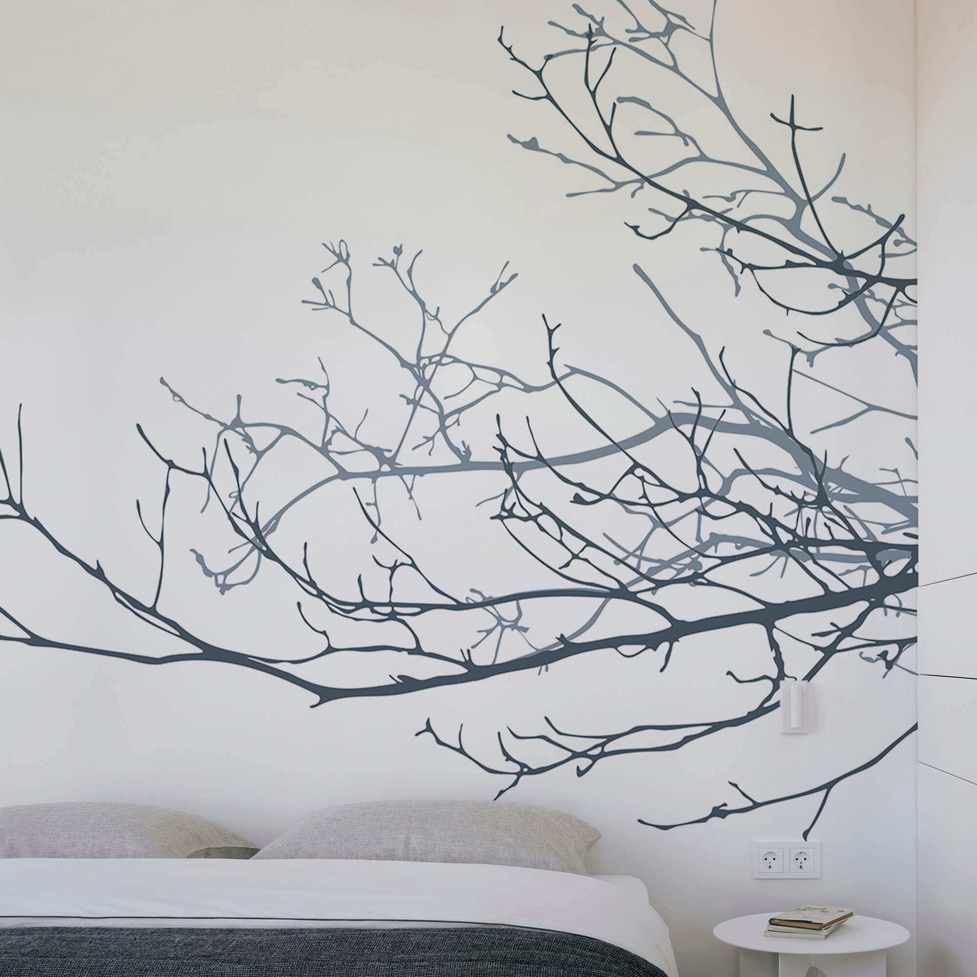 Skupina holých konárov