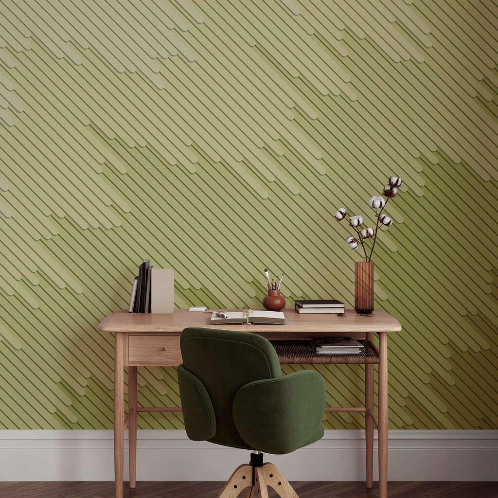 Jemné odtiene a jemné línie sa prelínajú