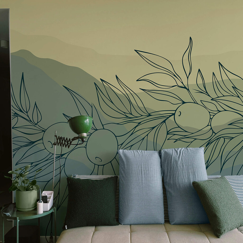 Kresba vetvy s plodmi