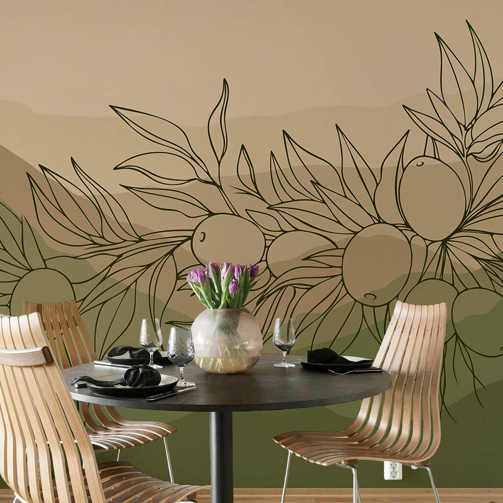 Kresba ovocia na vetve Kresba ovocia na vetve