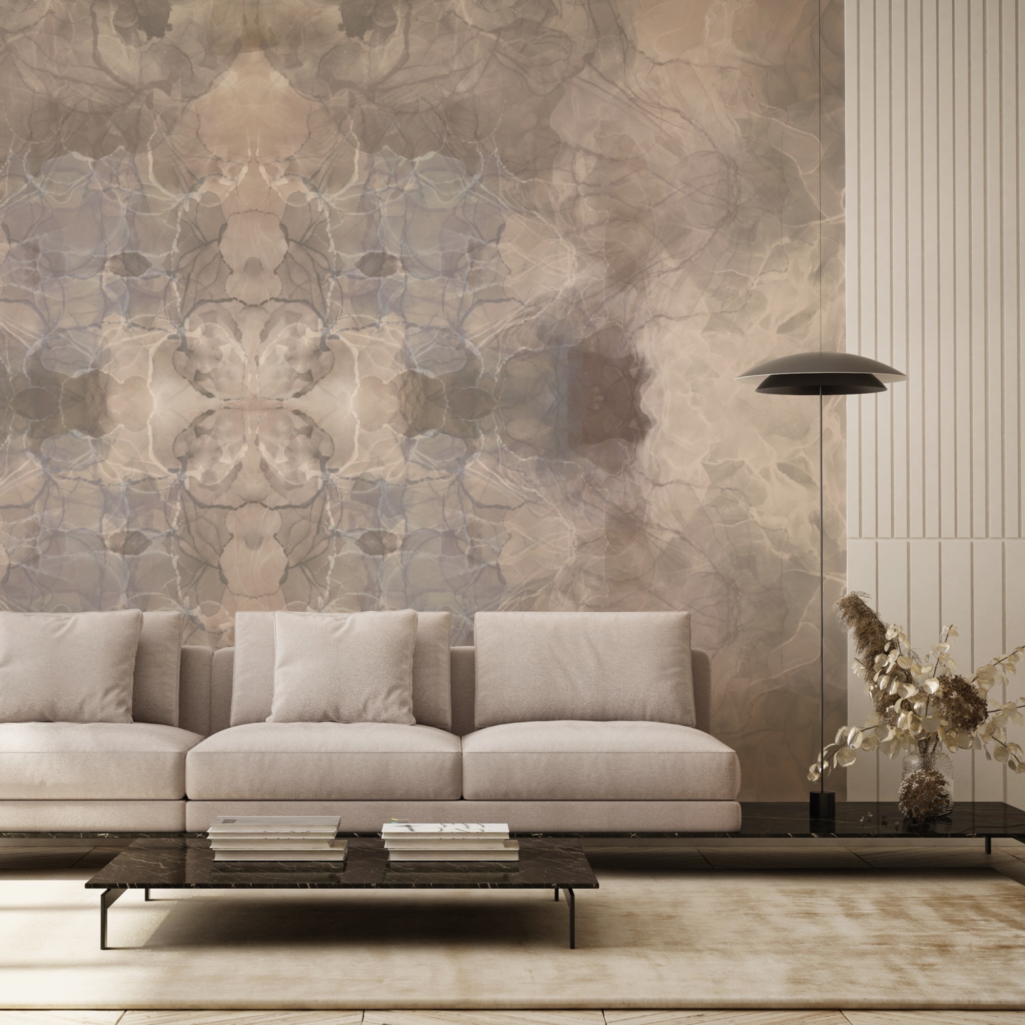 Plynulé tvary v jemných odtieňoch Plynulé tvary v jemných odtieňoch