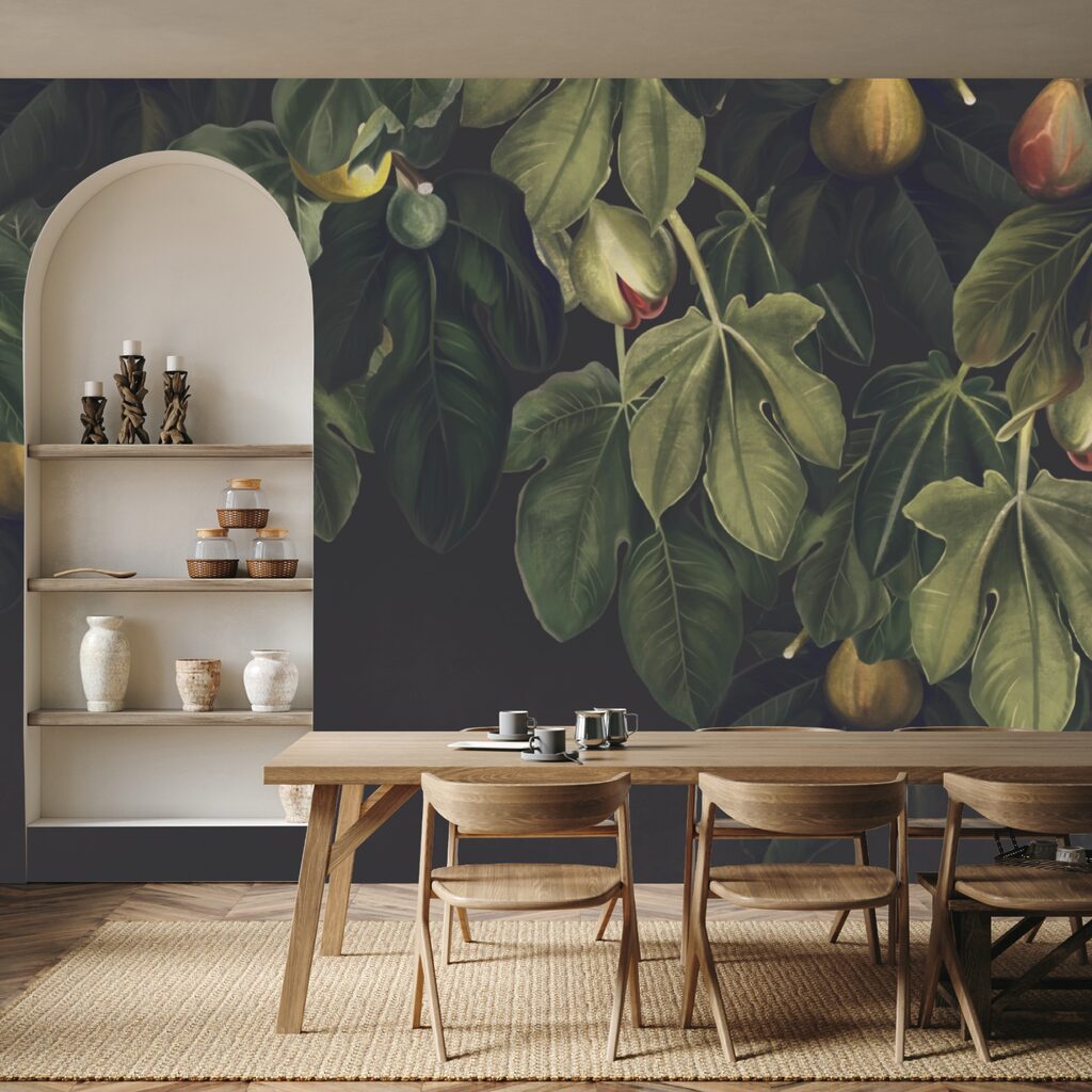 Bujné olistenie so živými plodmi Bujné olistenie so živými plodmi