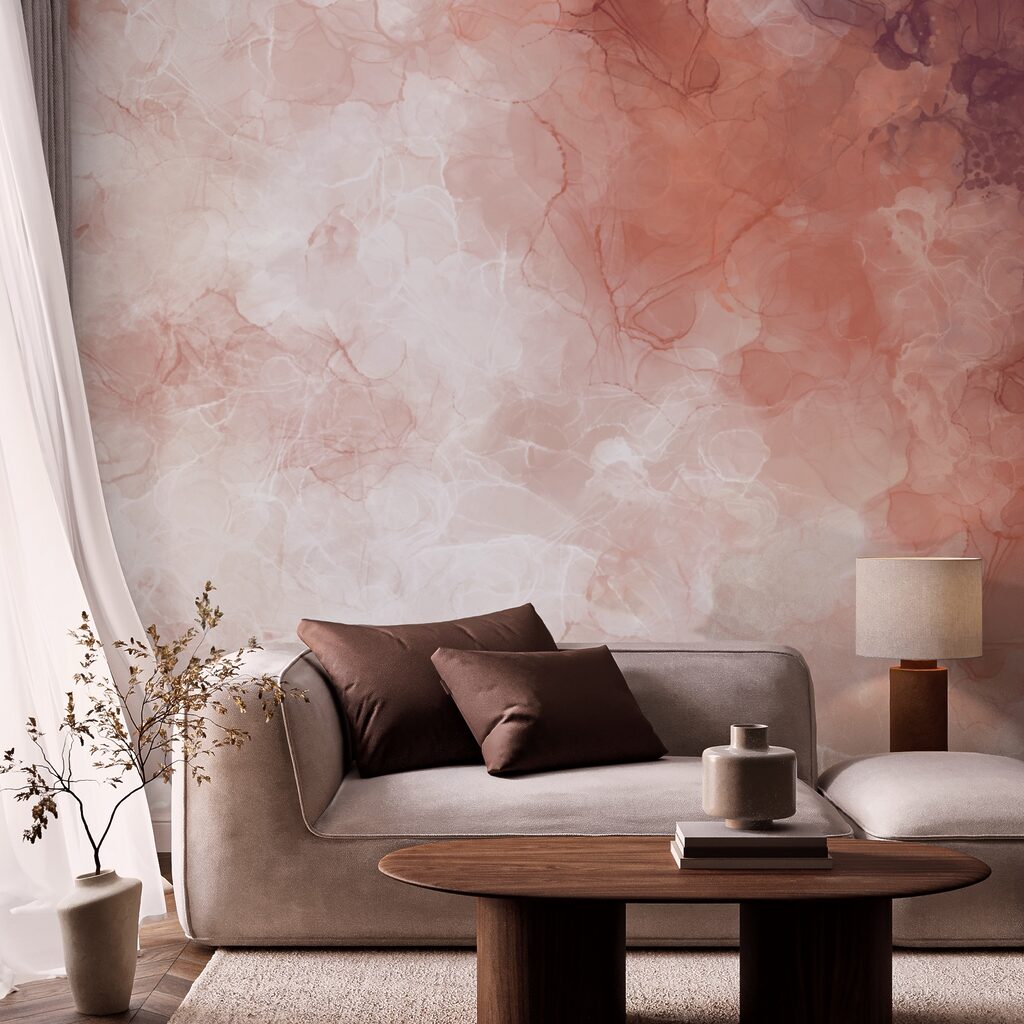 Jemné odtiene sa prelínajú v jemných vlnách